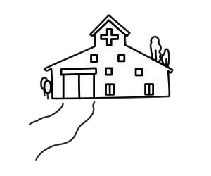 关于医院的儿童简笔画精选