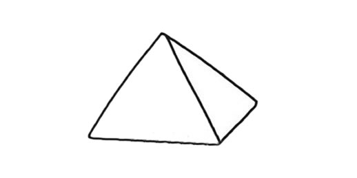 埃及金字塔简笔画怎么画