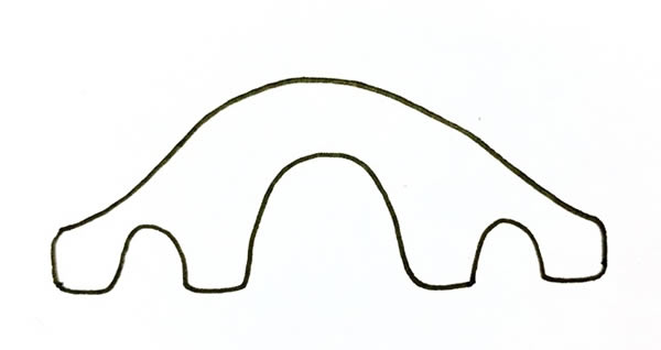 中国传统小桥简笔画