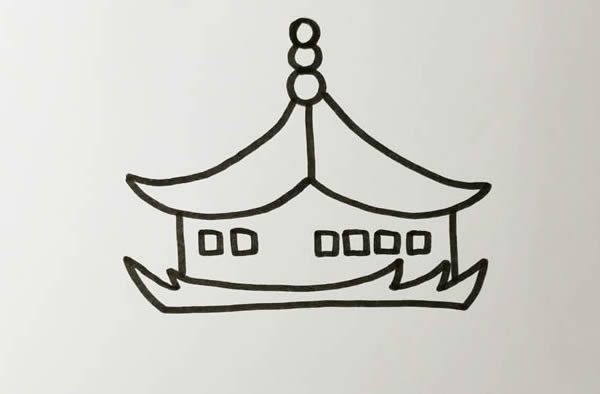 关于黄鹤楼的简笔画步骤详解 关于黄鹤楼的简笔画步骤详解