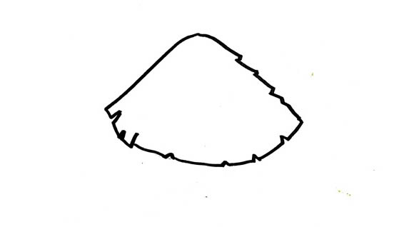 简单的茅草屋简笔画 简单的茅草屋简笔画