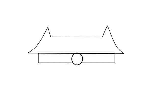 简单又好看的北京天安门简笔画