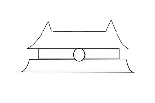 简单又好看的北京天安门简笔画