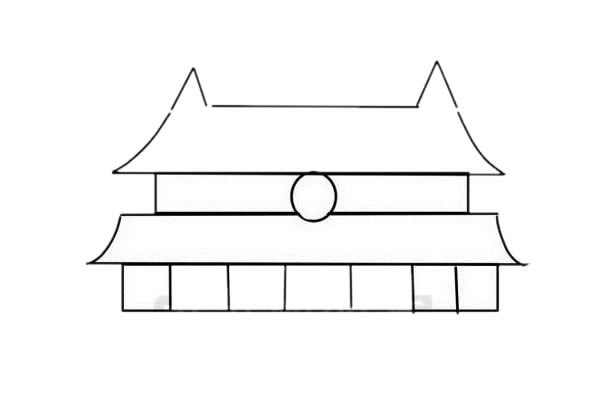 简单又好看的北京天安门简笔画