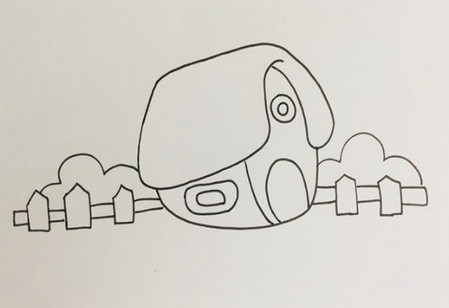 农场简笔画步骤教程 农场简笔画步骤教程