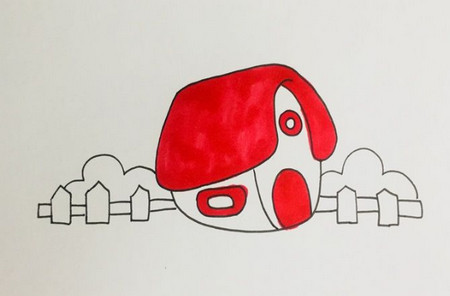 农场简笔画步骤教程 农场简笔画步骤教程