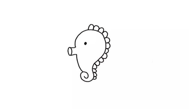 海底世界各种动物简笔画