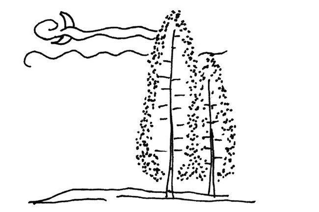 分享几幅秋天的简笔画 分享几幅秋天的简笔画