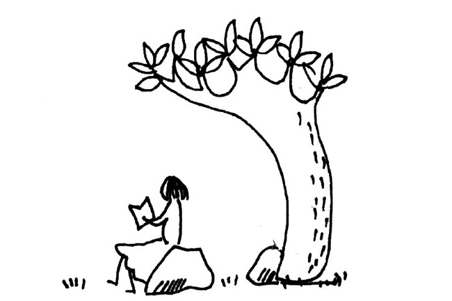 分享几幅秋天的简笔画 分享几幅秋天的简笔画