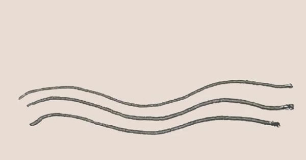 海浪简笔画步骤