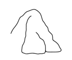 关于山峰的简笔画 关于山峰的简笔画