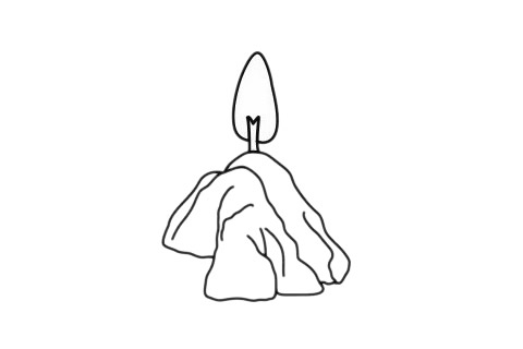 关于山峰的简笔画 关于山峰的简笔画