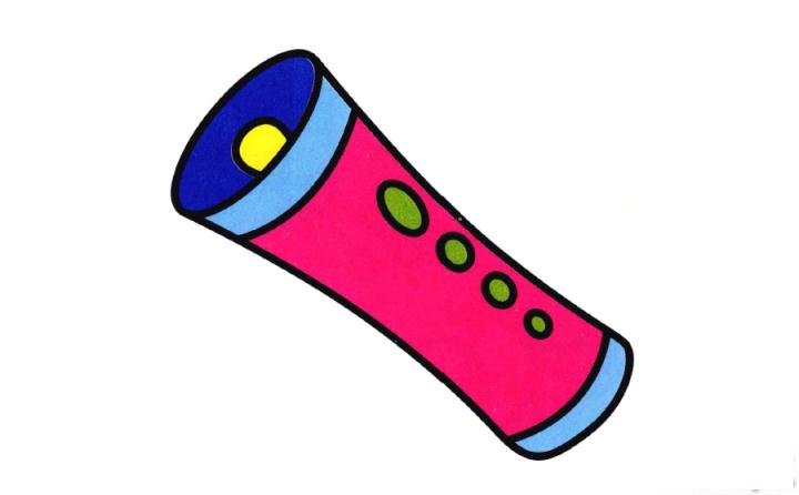 彩色手电筒简笔画 彩色手电筒简笔画