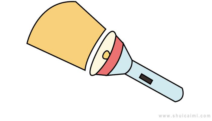 手电筒简笔画步骤详解 手电筒简笔画步骤详解