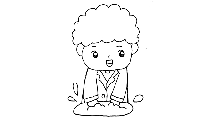 疫情防护的简笔画 疫情防护的简笔画