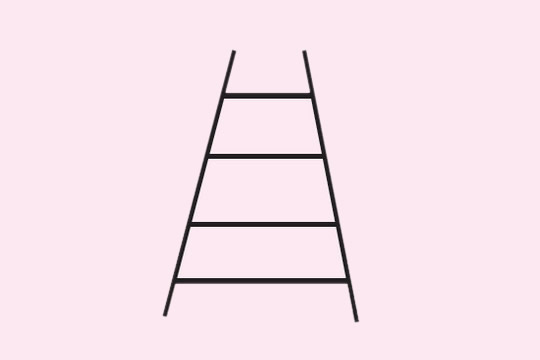 几幅关于梯子的简笔画