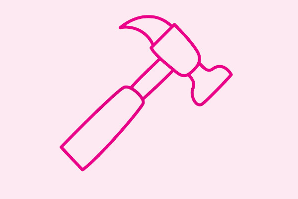 锤子怎么画最简单