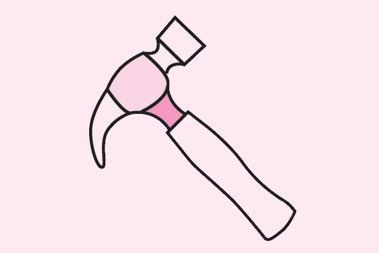 分享几款锤子的简笔画