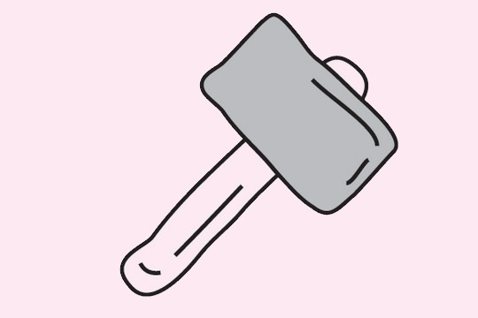 分享几款锤子的简笔画