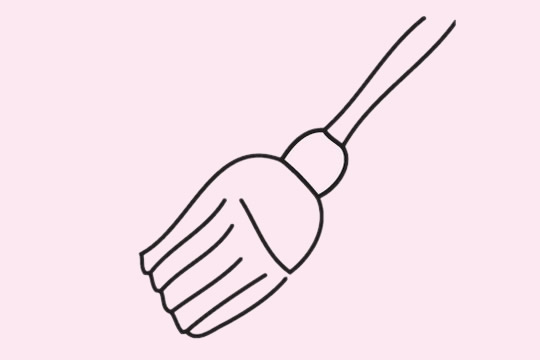 分享几幅拖把的简笔画