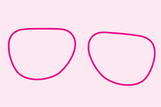 简单的眼镜儿童简笔画