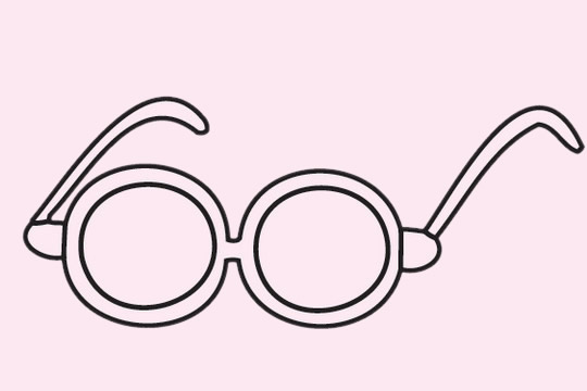 几款关于眼镜的简笔画
