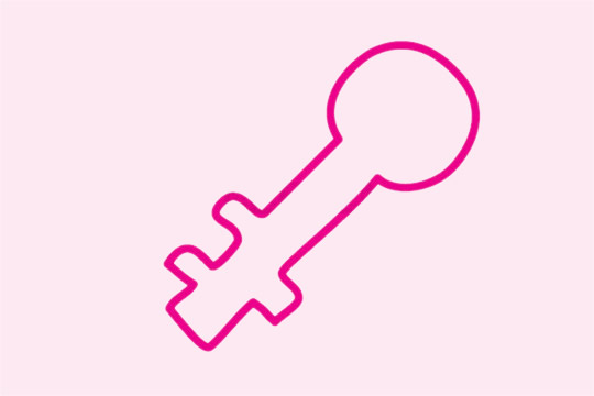 最简单的钥匙简笔画