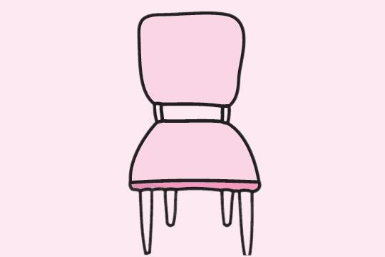 分享几幅关于椅子的简笔画