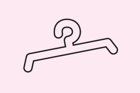 分享几幅三角衣架简笔画