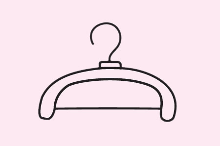 分享几幅三角衣架简笔画