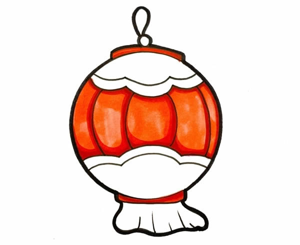 漂亮又简单的灯笼简笔画 漂亮又简单的灯笼简笔画