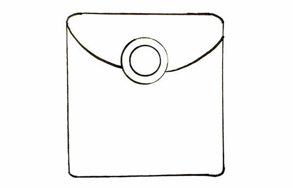 带福字的红包简笔画