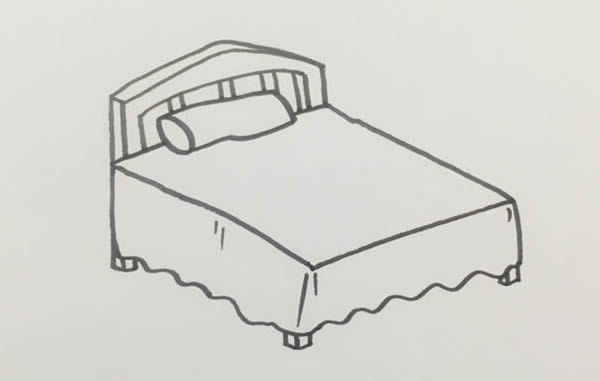 卧室简笔画步骤