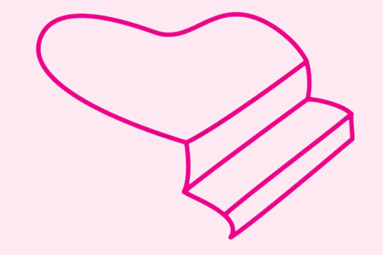 非常简单的钢琴简笔画