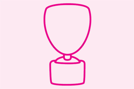 非常容易的奖杯简笔画