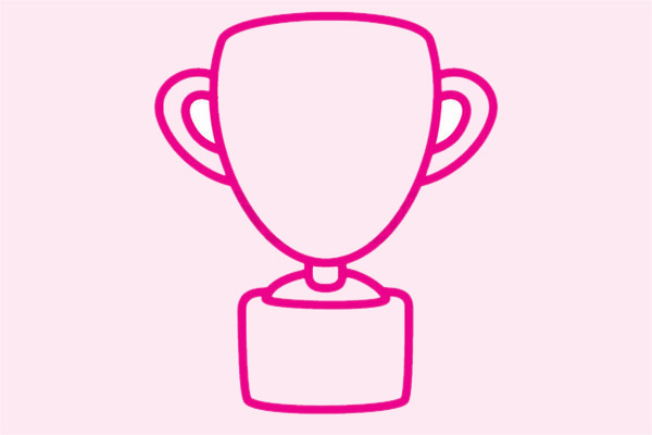 非常容易的奖杯简笔画