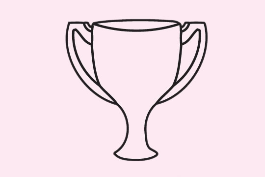 分享几款奖杯的简笔画