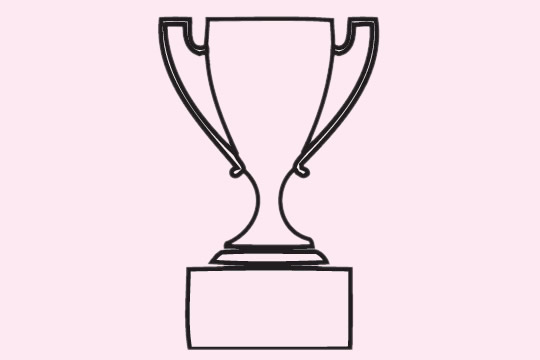 分享几款奖杯的简笔画