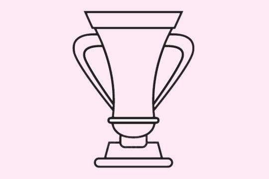 分享几款奖杯的简笔画