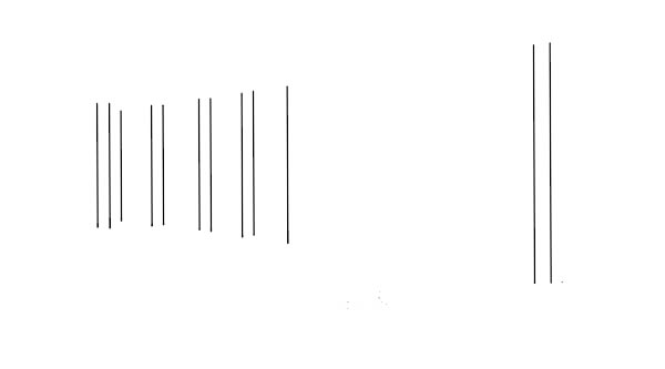 彩色木琴简笔画步骤