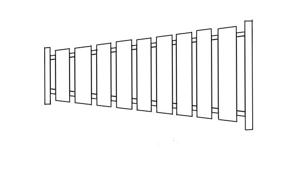 彩色木琴简笔画步骤