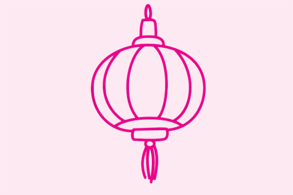 非常简单的灯笼简笔画 非常简单的灯笼简笔画