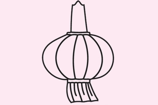 分享几幅灯笼的简笔画