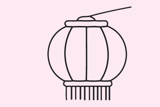 分享几幅灯笼的简笔画