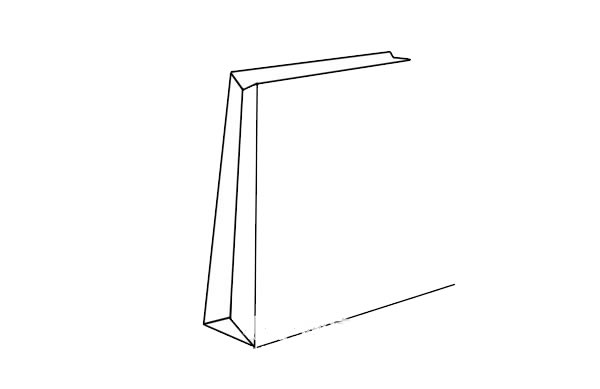 绿色购物袋简笔画