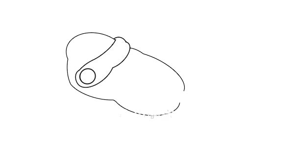 粉色小凉鞋简笔画 粉色小凉鞋简笔画