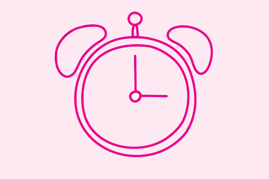 几笔就会的闹钟简笔画