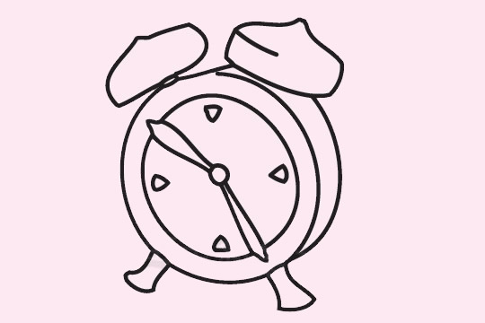 分享几款闹钟简笔画