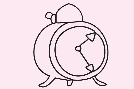分享几款闹钟简笔画