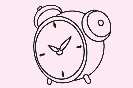 分享几款闹钟简笔画